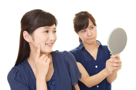 Two female friendsの写真素材