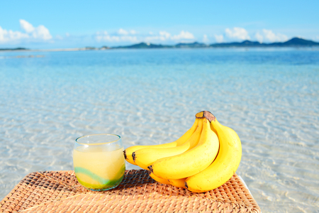 Summertime at the beachの写真素材