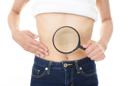 Woman on dietの写真素材