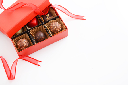 Delicious chocolatesの写真素材