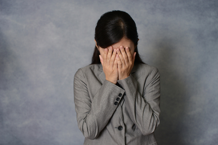 Crying womanの写真素材