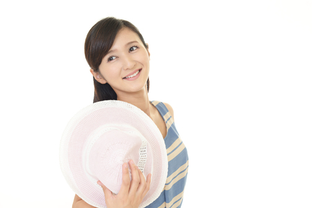 Smiling young womanの写真素材