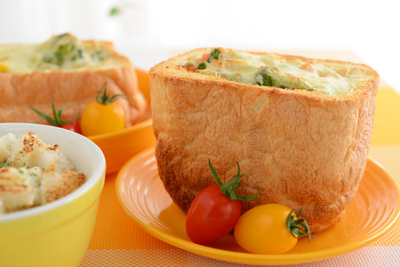 Delicious lunch close up viewの写真素材