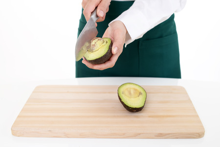 Fresh avocadoの写真素材