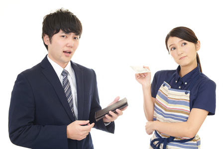 Disappointed husband and wifeの写真素材
