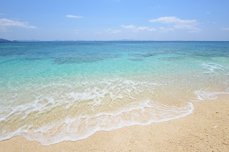 Beautiful beach in Okinawaの写真素材