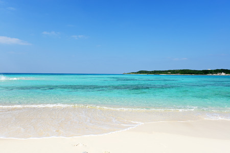 Beautiful beach in Okinawaの写真素材