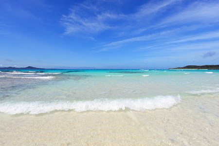 Summertime at the beachの写真素材