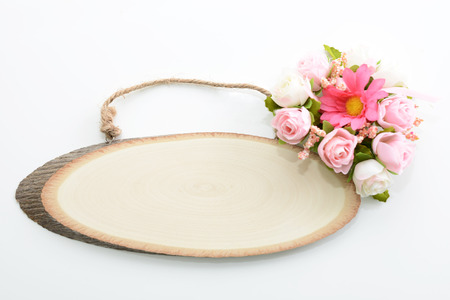 Wooden signboardの写真素材