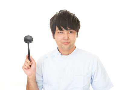 Smiling Asian medical doctorの写真素材