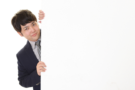 Smiling Asian businessmanの写真素材