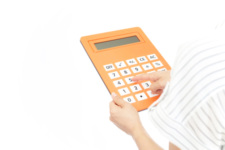 A calculatorの写真素材
