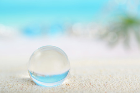 A glass beadの写真素材