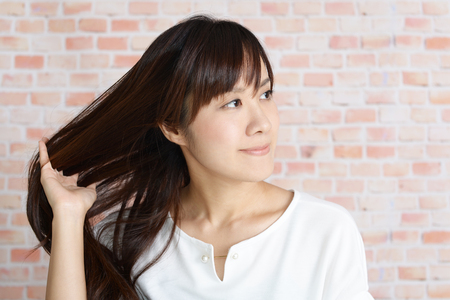 Relaxed woman.の写真素材