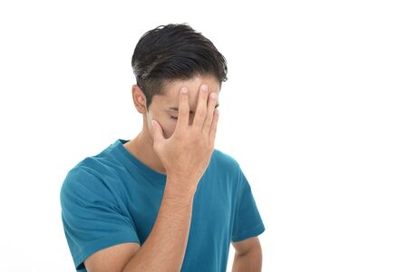 Disappointed Asian manの写真素材