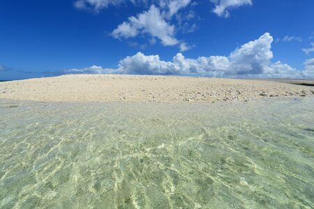 Blue sky and clear sea of Okinawaの写真素材
