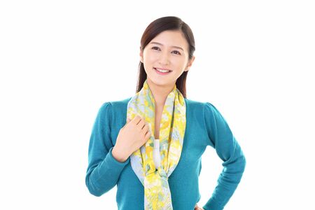 Beautiful young woman smilingの写真素材