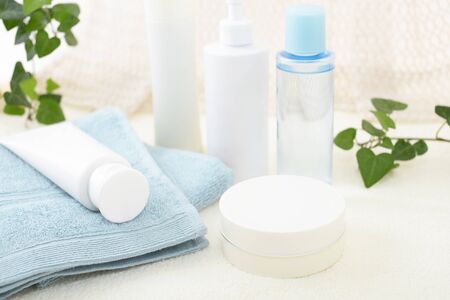 Skin care basic cosmeticsの写真素材