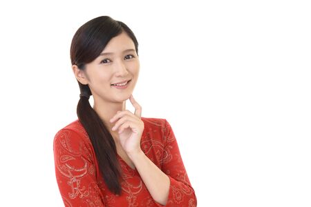 Attractive Asian young womanの写真素材