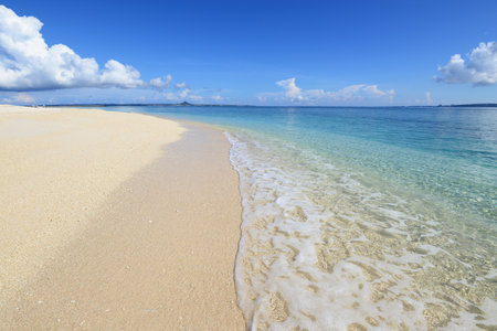 Beautiful beach. It is one of the most beautiful beaches in the world.の写真素材