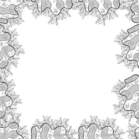 Decorative vintage frames and borders. Decoration pattern style.の写真素材