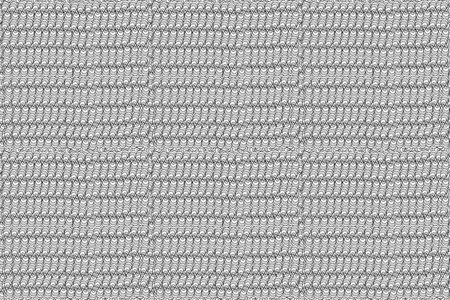 seamless gray doodles pattern. Floral style.の写真素材