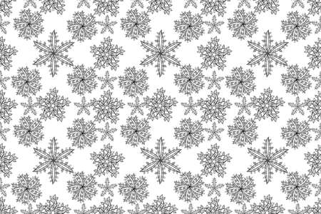 seamless pattern with doodles petals flowers on white background.の写真素材