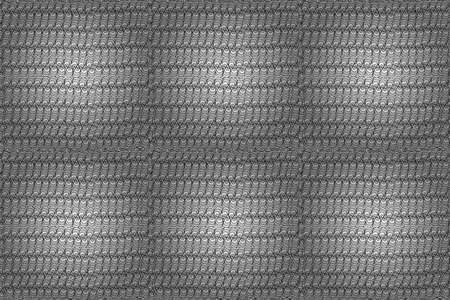 seamless gray doodles pattern. Floral style.の写真素材