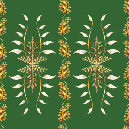 Seamless pattern with interesting doodles on colorfil background. Vector illustration.の写真素材