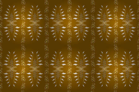 Seamless pattern with interesting doodles on colorfil background. Pano. Raster illustration.の写真素材