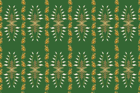 Seamless pattern with interesting doodles on colorfil background. Pano. Raster illustration.の写真素材
