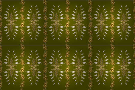 Seamless pattern with interesting doodles on colorfil background. Pano. Raster illustration.の写真素材