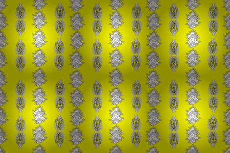 seamless texture. Raster pano with white floral elements.の写真素材