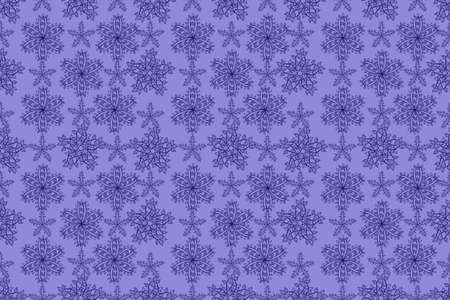 Seamless pattern with interesting doodles on colorfil background. Pano. Raster illustration.の写真素材