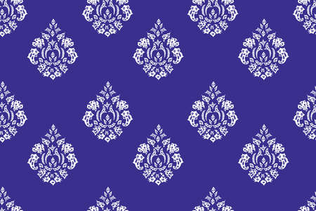 seamless raster pano wallpaper with vintage elementsの写真素材