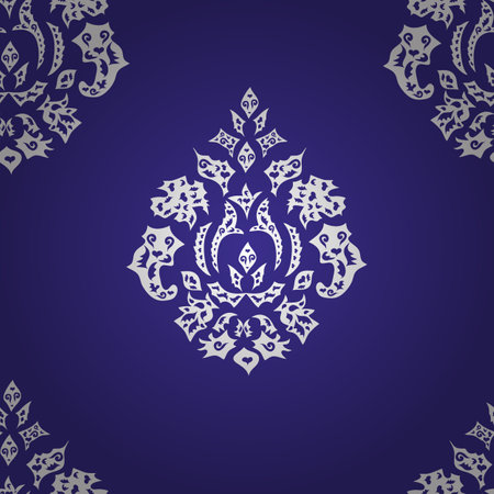 seamless wallpaper pattern on colorful cute backgroundのイラスト素材
