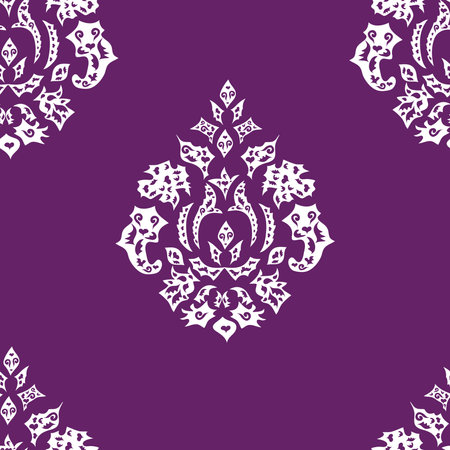 seamless wallpaper pattern on colorful cute backgroundの写真素材