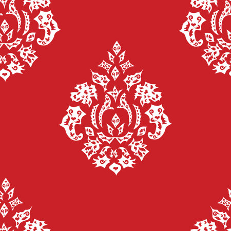 seamless wallpaper pattern on colorful cute backgroundのイラスト素材