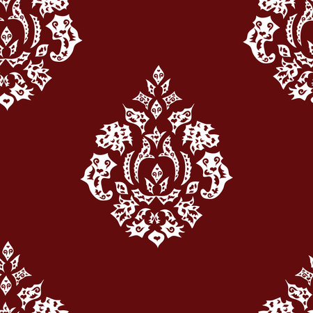 seamless wallpaper pattern on colorful cute backgroundの写真素材