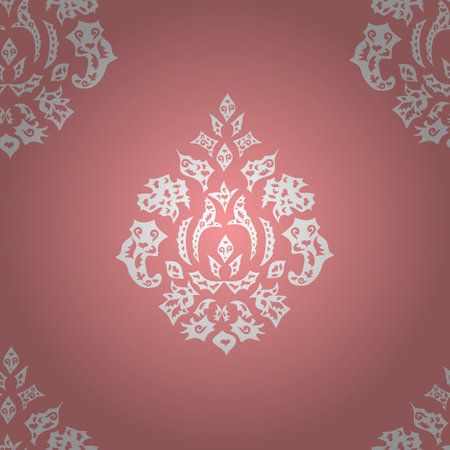 seamless wallpaper pattern on colorful cute backgroundのイラスト素材