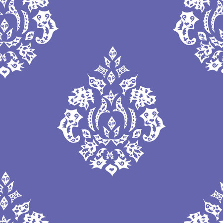 seamless wallpaper pattern on colorful cute backgroundのイラスト素材