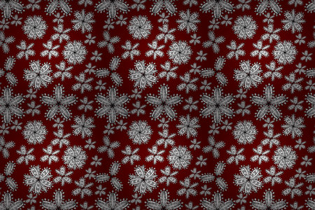 pano seamless raster floral pattern with white doodles flowersの写真素材