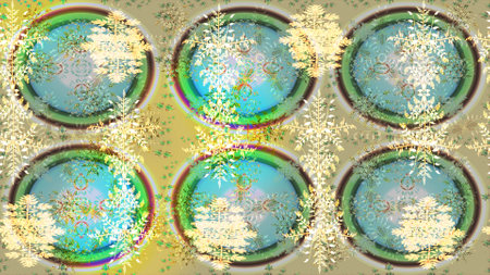 Oriental raster pattern with arabesques and floral elements. Traditional classic ornament. Vintage pattern with arabesques.の写真素材