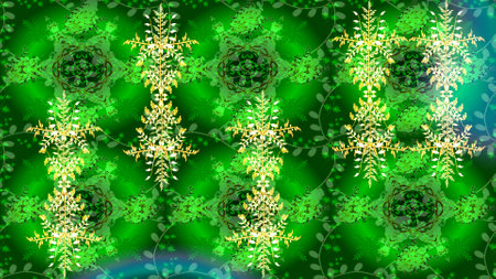 Raster snowflake icon. Snowflake icon, isolated. Raster winter snowflakes on colorful background. Flat design. Raster illustration.の写真素材