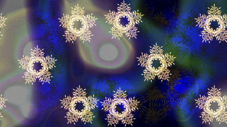 Snowflake raster icon background. Winter blue, gray and neutral christmas snow flat crystal element. Weather illustration ice collection. Xmas frost snow flake isolated silhouette symbol. Raster.の写真素材