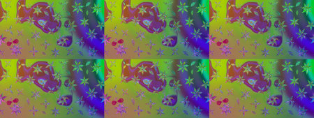 abstract interesting pictures nice and cute patternの写真素材