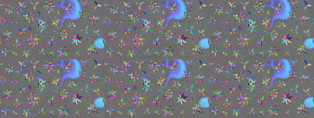 abstract interesting pattern with nice and cute pictureの写真素材