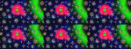 abstract interesting pattern with nice and cute pictureの写真素材