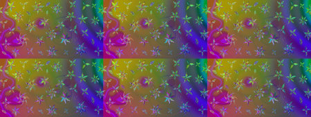 abstract interesting pattern with nice and cute pictureの写真素材