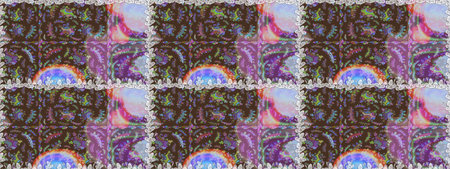 abstract interesting pattern nice and cute pictureの写真素材